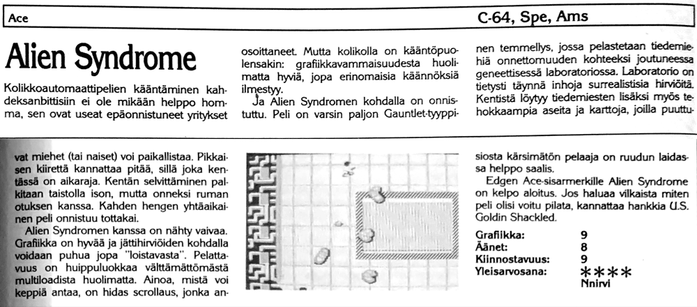 Alien Syndrome